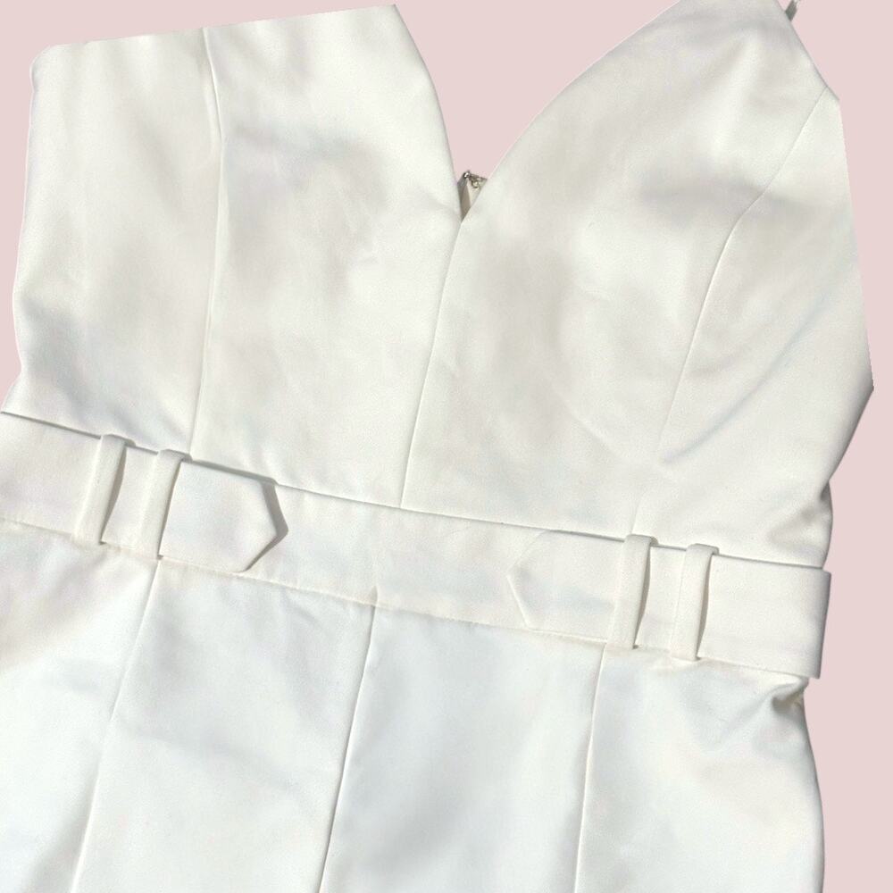 Cushnie Et Ochs Jumpsuit Sz 10 - Ivory - Spaghetti Strap - Bridal Rehearsal - Picture 12 of 12